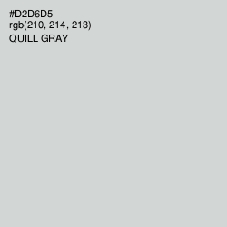 #D2D6D5 - Quill Gray Color Image